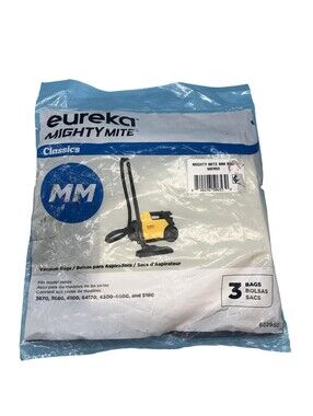 Eureka Mighty Mite MM Vacuum Bags 3 Pack White 60295D Models 3670 3680 4100